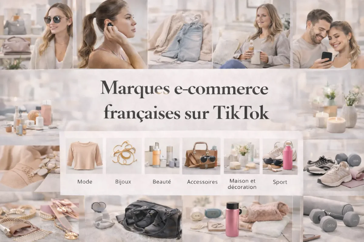 Liste marques ecommerce françaises sur tiktok
