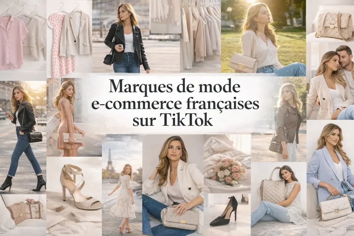 Marques mode ecommerce françaises tiktok