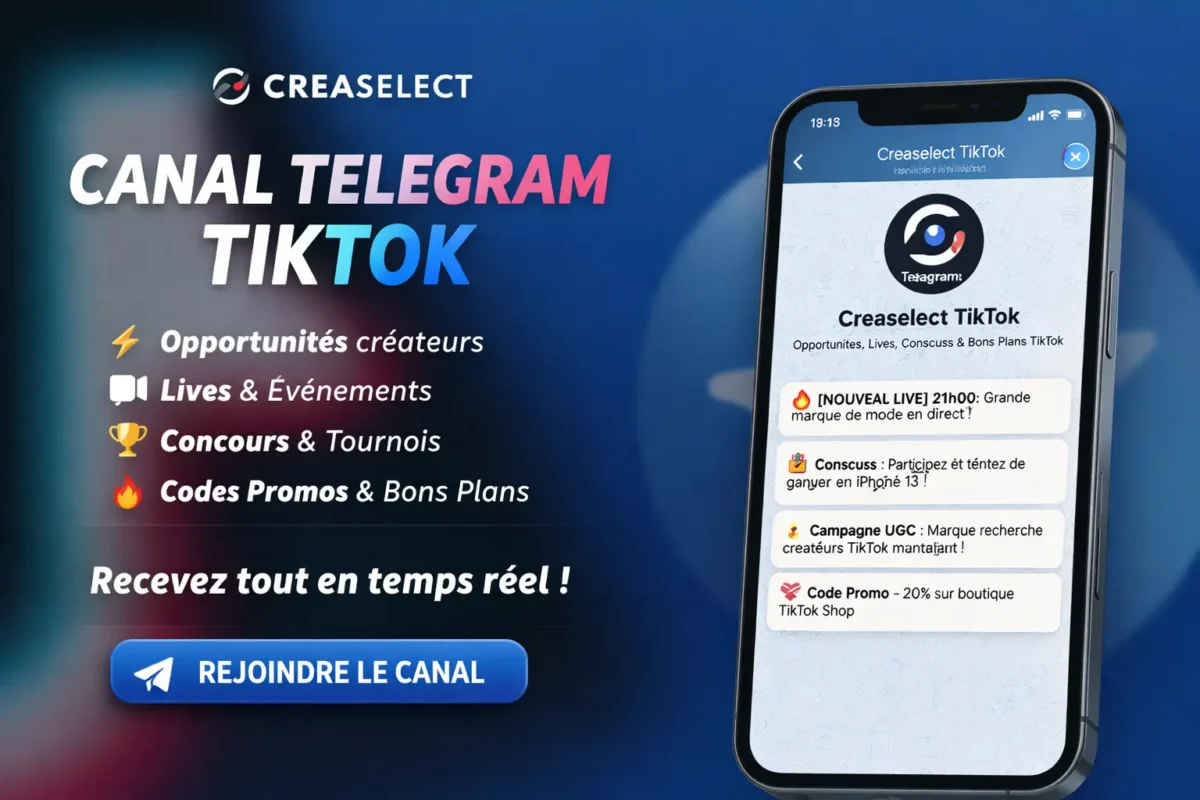 Canal Telegram Tiktok Communauté française