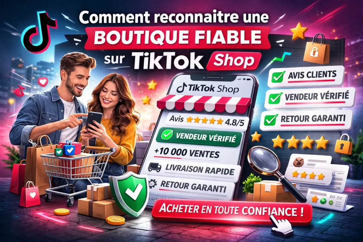 Comment reconnaitre une boutique fiable sur TikTok ?