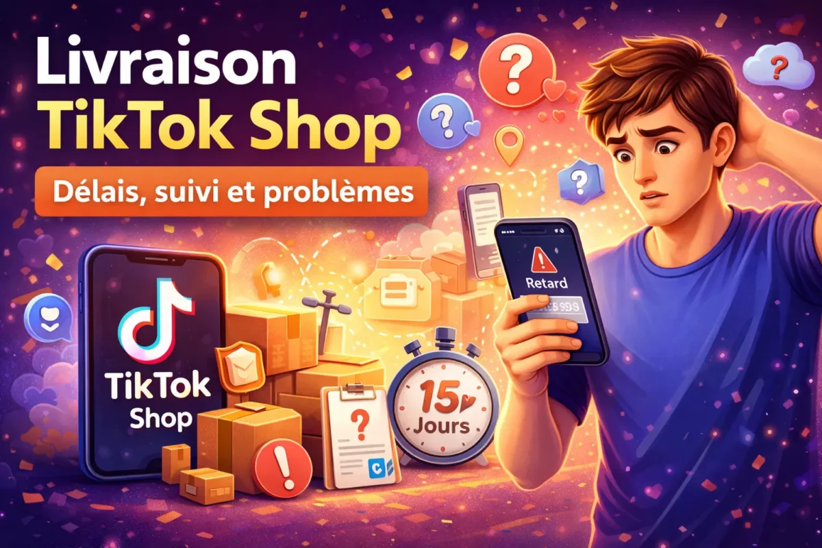 Livraison TikTok Shop : Délais, suivi et problèmes