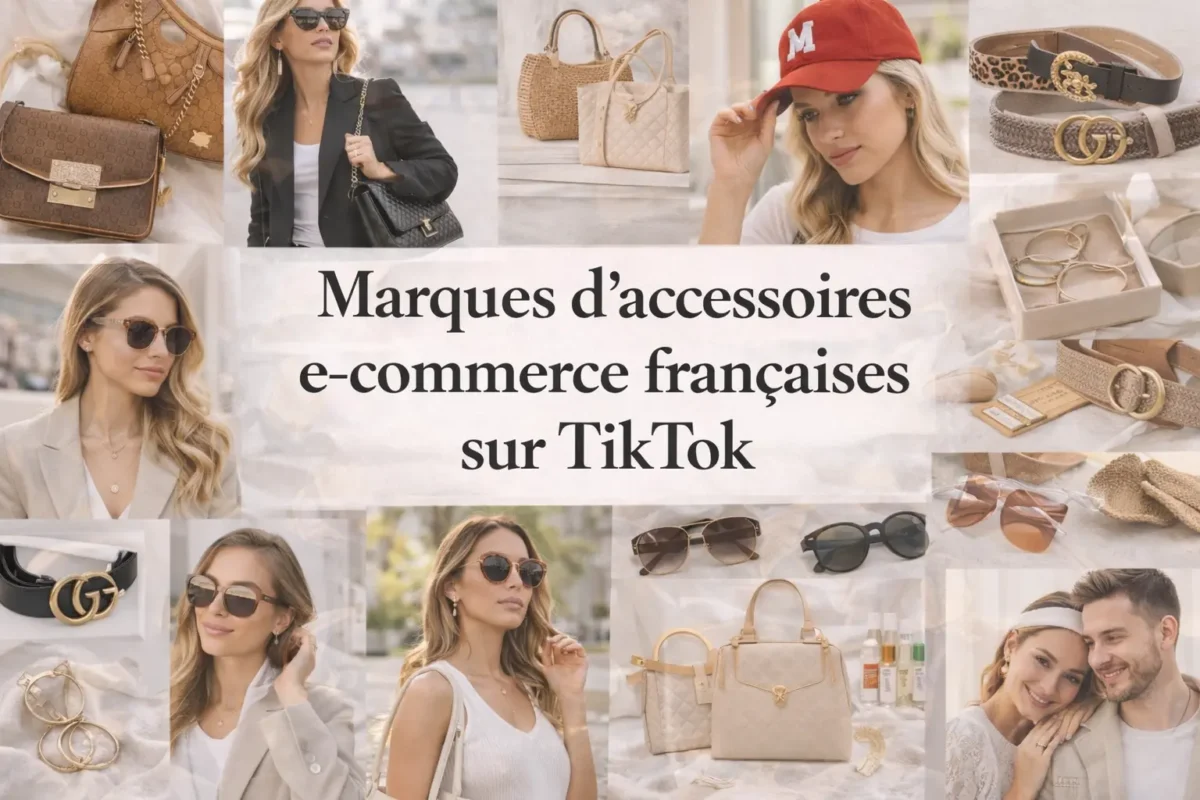 Marque francaise accessoire e-commerce tiktok