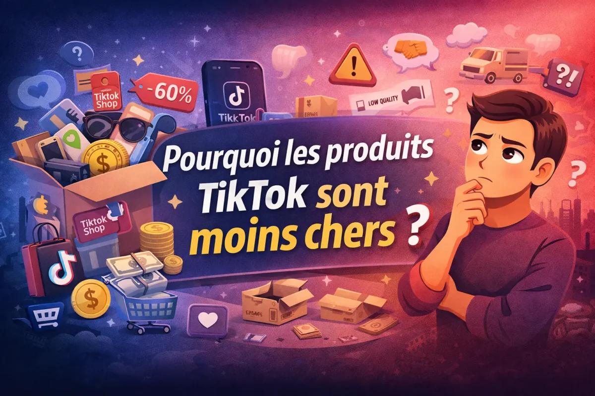 Pourquoi les produits TikTok sont moins chères ?