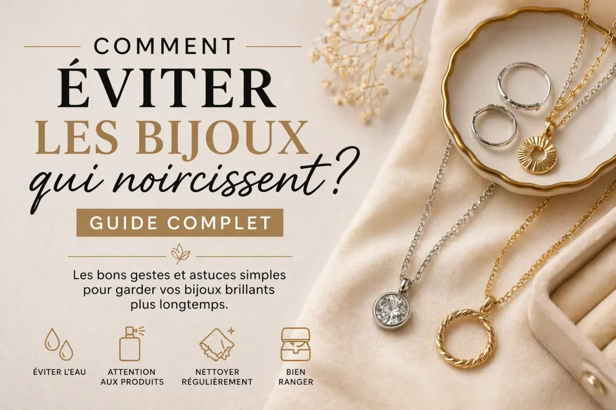 comment éviter que les bijoux noircissent conseils entretien bijoux brillants
