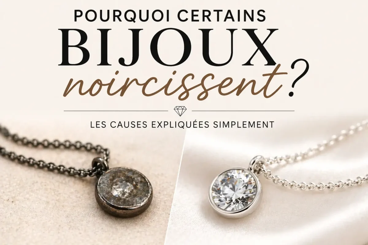 Pourquoi certains bijoux noircissent ?
