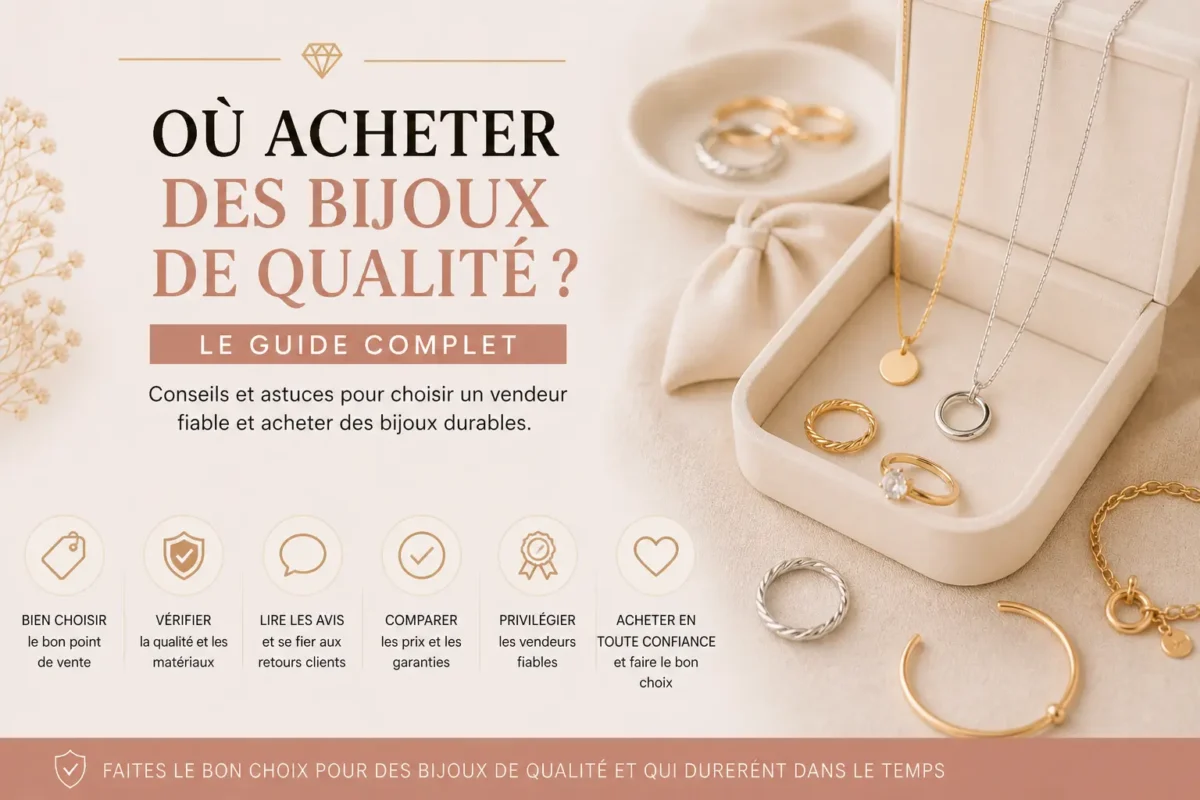 où acheter des bijoux de qualité guide choix bijouterie fiable bijoux élégants