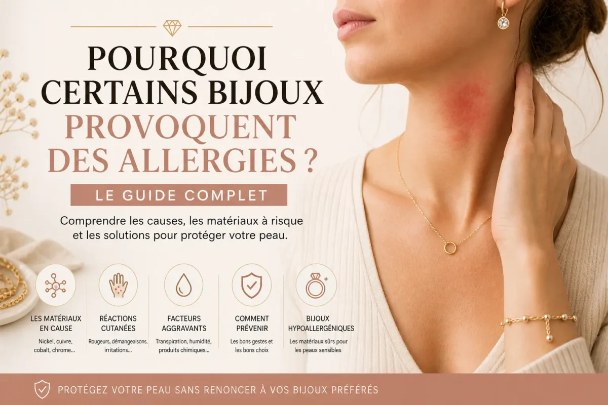Pourquoi certains bijoux provoquent des allergies et comment les éviter