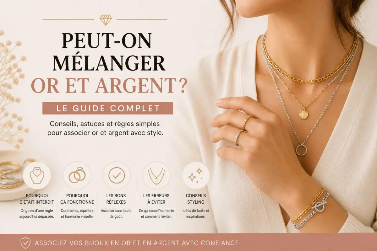 Peut-on mélanger or et argent et comment les associer avec style