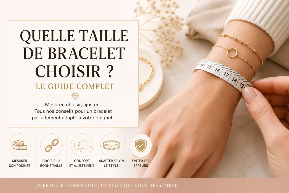 Guide pour choisir la taille de bracelet selon son poignet et son style
