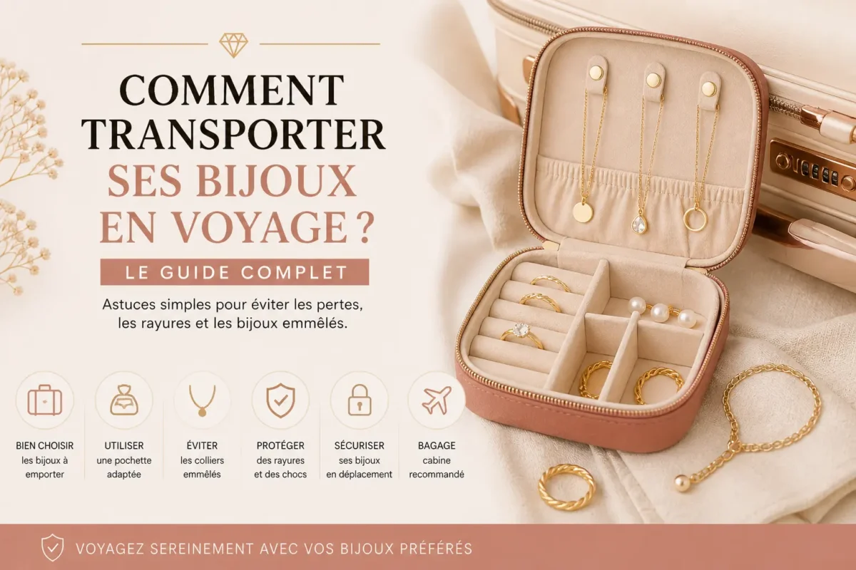 Comment transporter ses bijoux en voyage sans les abîmer
