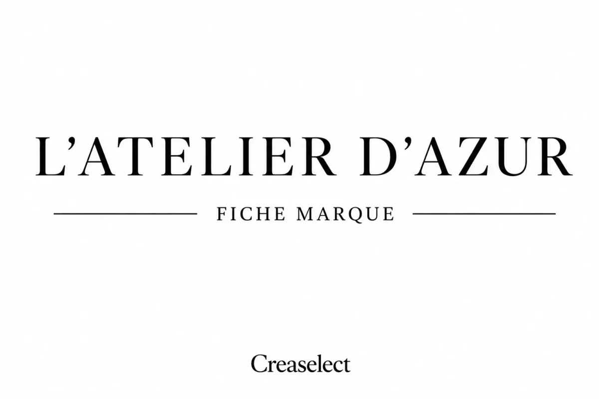 fiche marque l'Atelier d'Azur