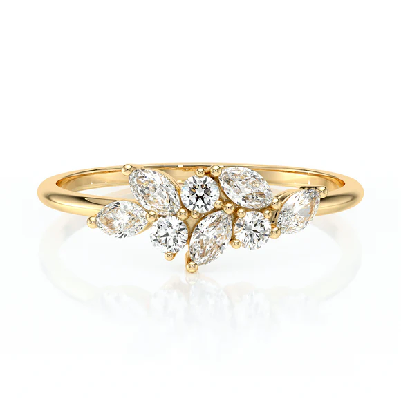 bague florale