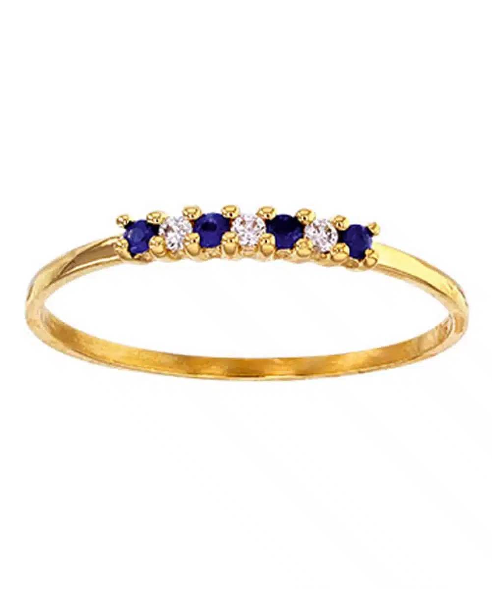 Bague Sarah Saphirs et Diamants